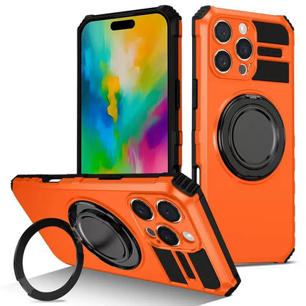 360° Magnetic Stand Case for iPhone - Red