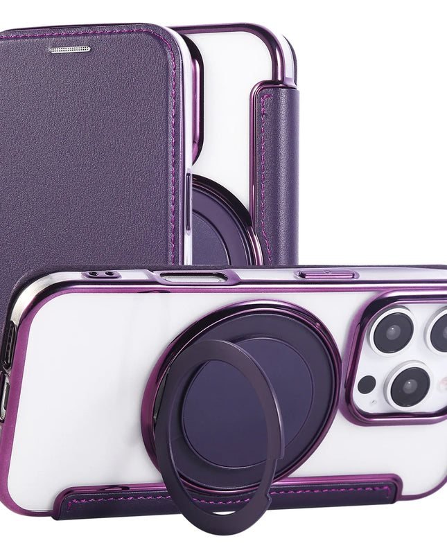 Rotating Flip Wallet Stand Case for iPhone – product view 8