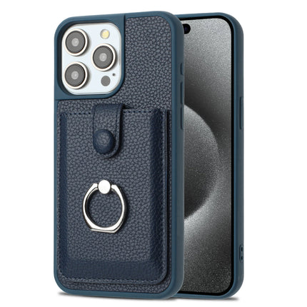 Leather Wallet Ring Stand Case for iPhone – product view 7
