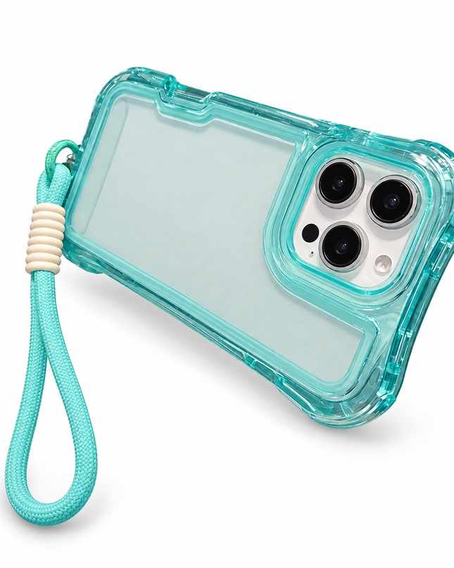Air-Cushion Clear Lanyard Case for iPhone – product view 2