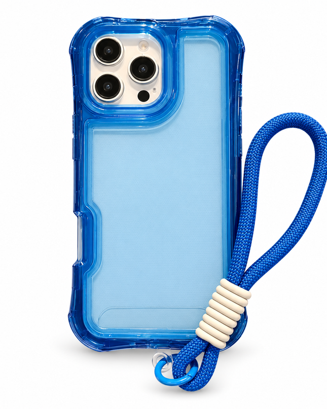 Air-Cushion Clear Lanyard Case for iPhone – product view 3