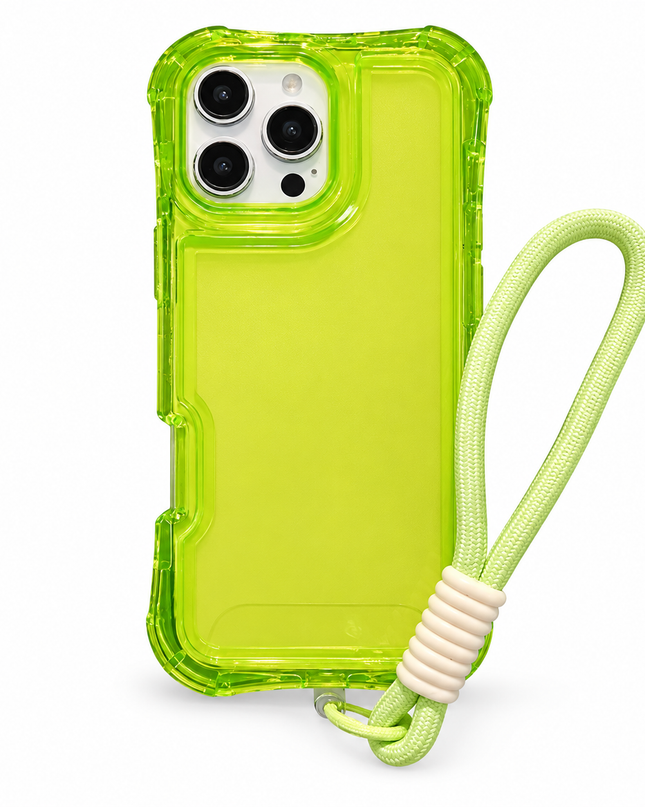 Air-Cushion Clear Lanyard Case for iPhone – product view 4