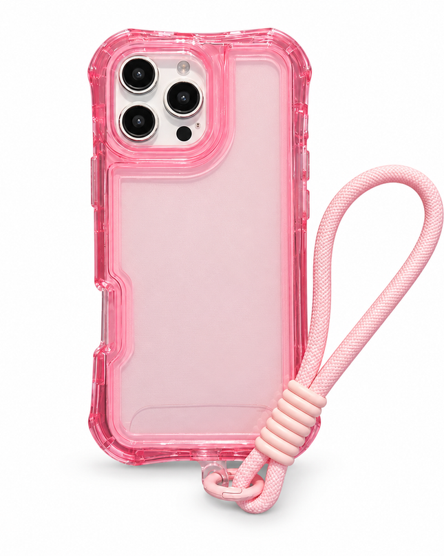 Air-Cushion Clear Lanyard Case for iPhone – product view 10