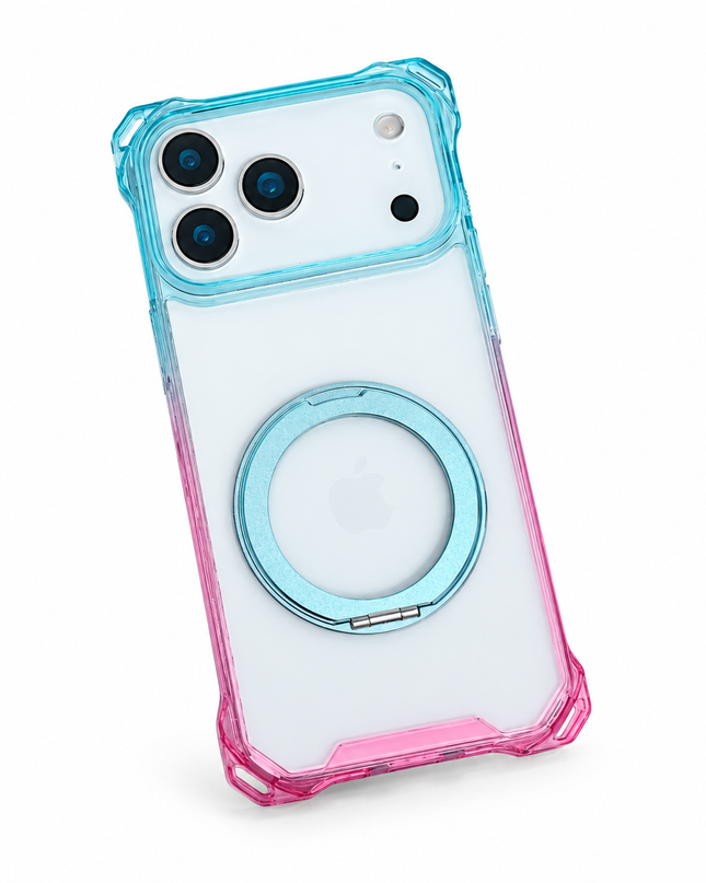 Gradient Clear Ring Stand Case for iPhone – product view 10