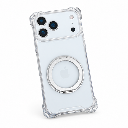 Gradient Clear Ring Stand Case for iPhone – product view 2