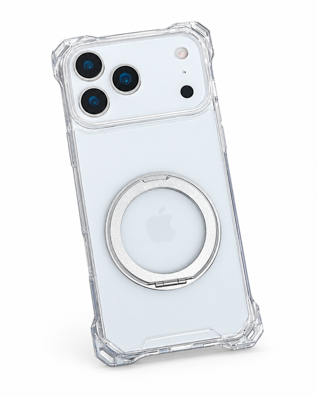 Gradient Clear Ring Stand Case for iPhone – product view 2