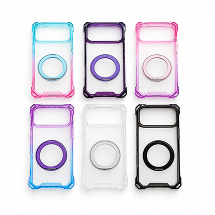 Gradient Clear Ring Stand Case for iPhone – product view 6
