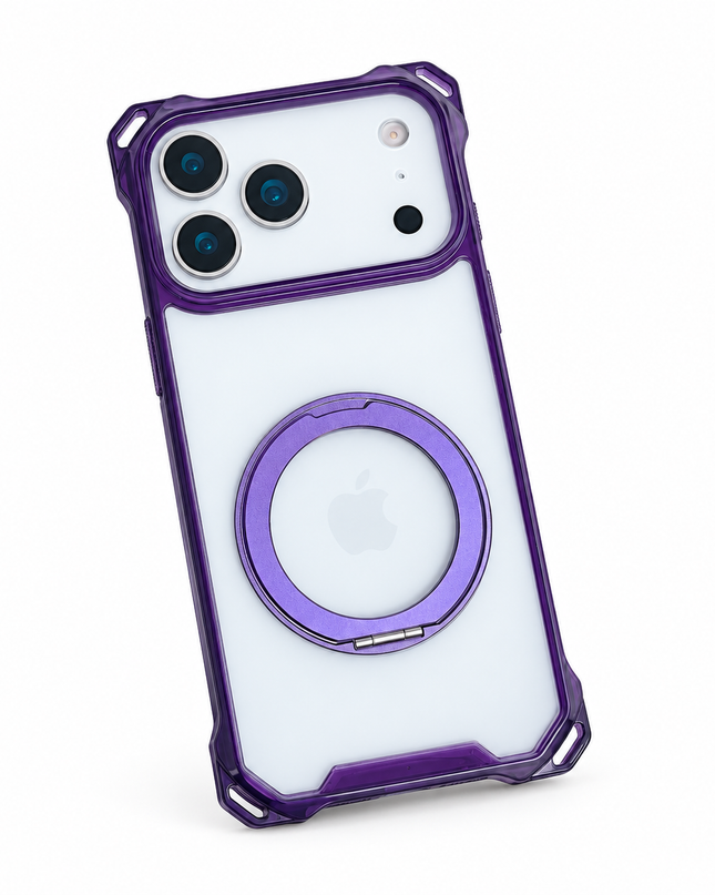 Gradient Clear Ring Stand Case for iPhone – product view 7