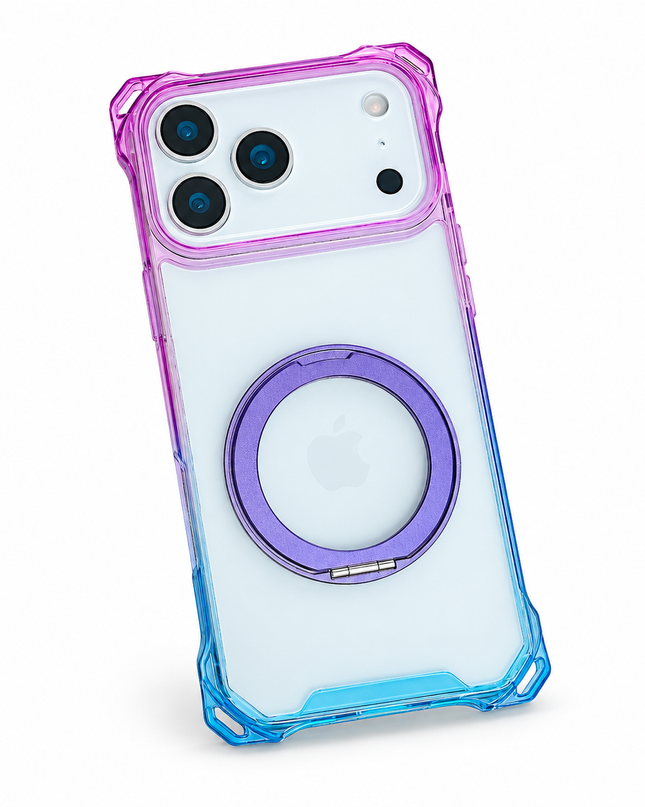 Gradient Clear Ring Stand Case for iPhone – product view 9