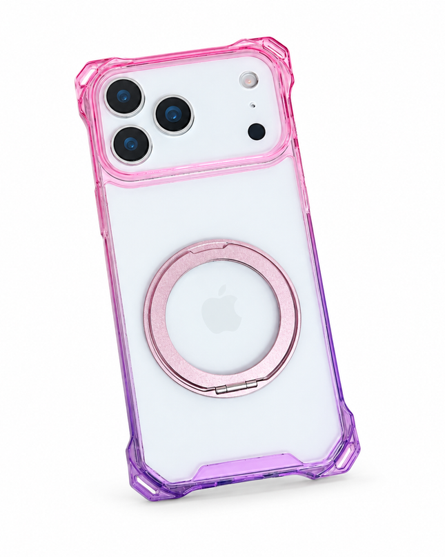 Gradient Clear Ring Stand Case for iPhone – product view 11