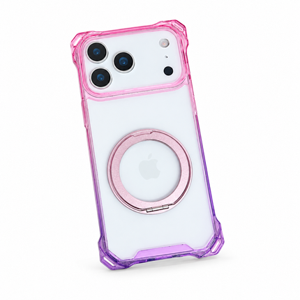 Gradient Clear Ring Stand Case for iPhone – product view 11