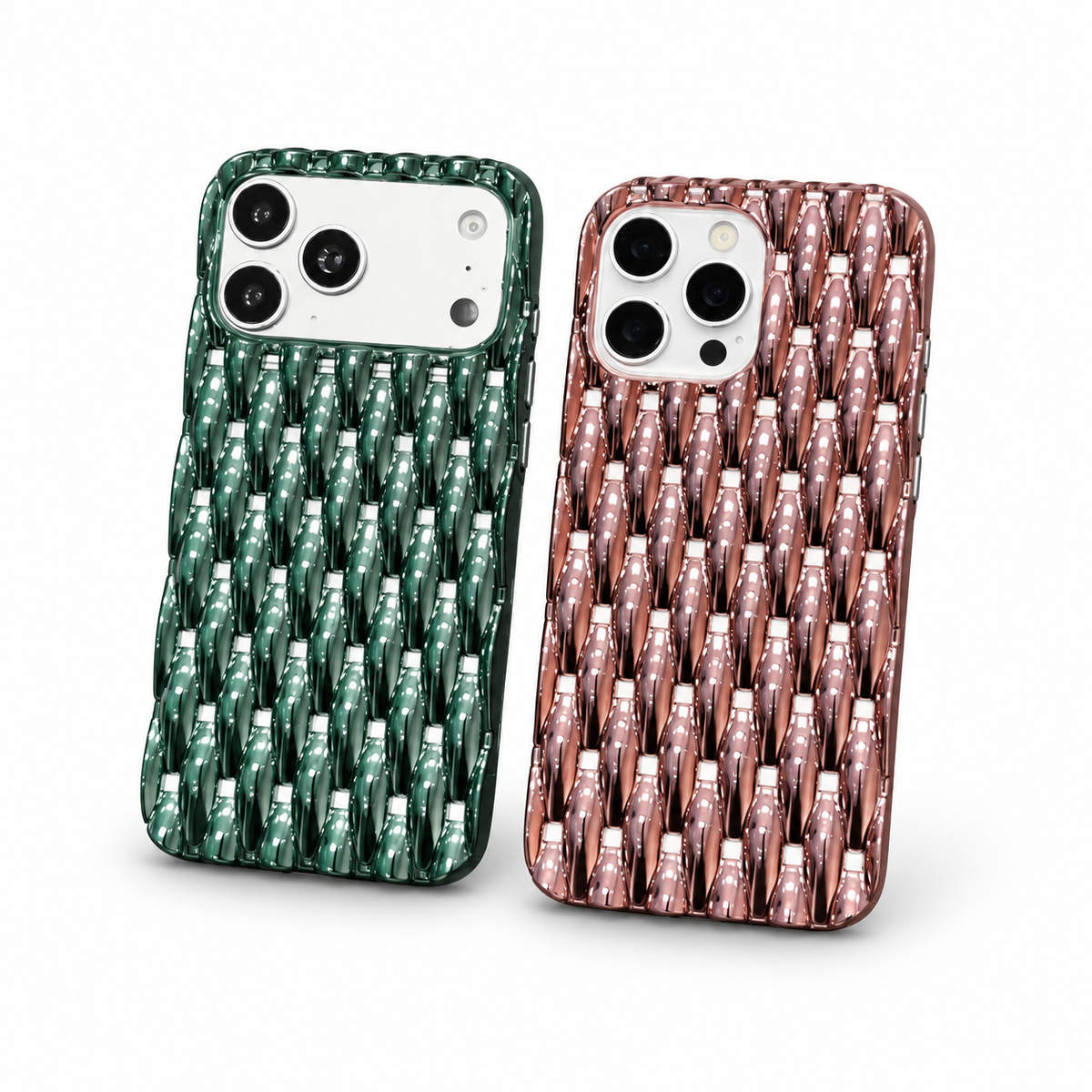 Metallic Weave Protective Case for iPhone
