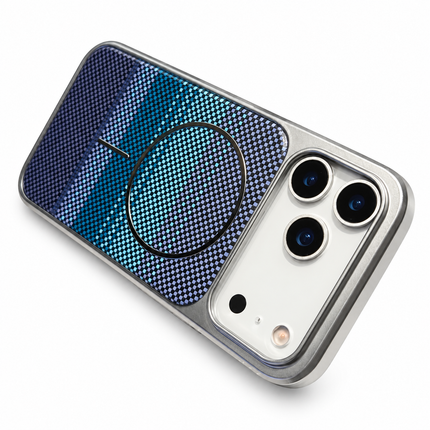 Plated Carbon Fibre MagSafe Armour Case for iPhone – product view 1