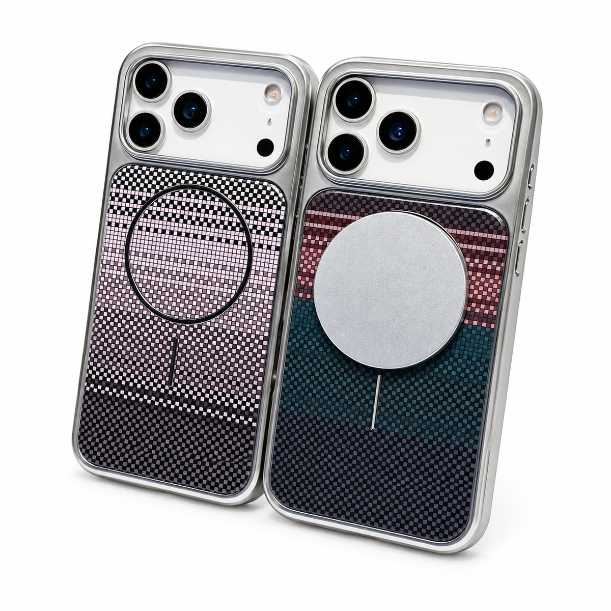 Plated Carbon Fibre MagSafe Armour Case for iPhone
