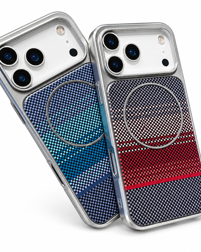 Plated Carbon Fibre MagSafe Armour Case for iPhone – product view 3