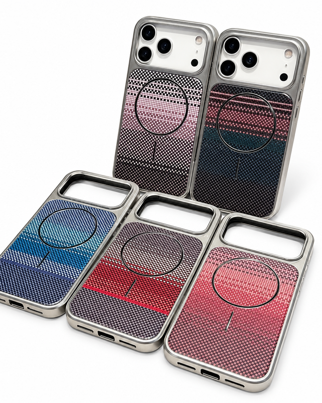 Plated Carbon Fibre MagSafe Armour Case for iPhone – product view 6