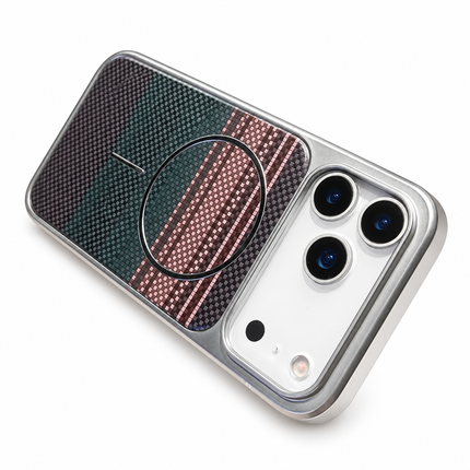 Plated Carbon Fibre MagSafe Armour Case for iPhone – product view 9