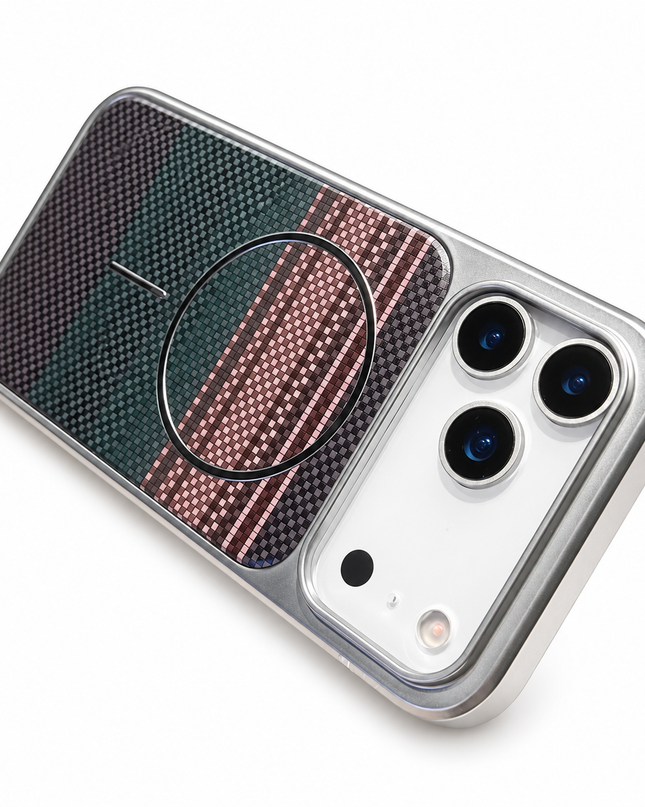Plated Carbon Fibre MagSafe Armour Case for iPhone – product view 9