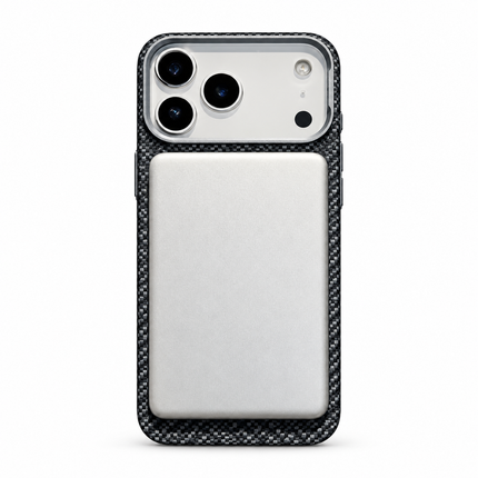 Carbon fibre MagSafe case with magnetic battery