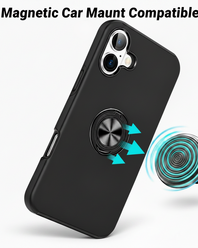 Magnetic Ring Holder Case for iPhone – product view 1