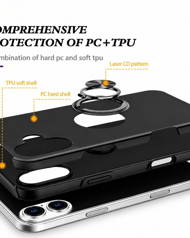 Magnetic Ring Holder Case for iPhone – product view 4