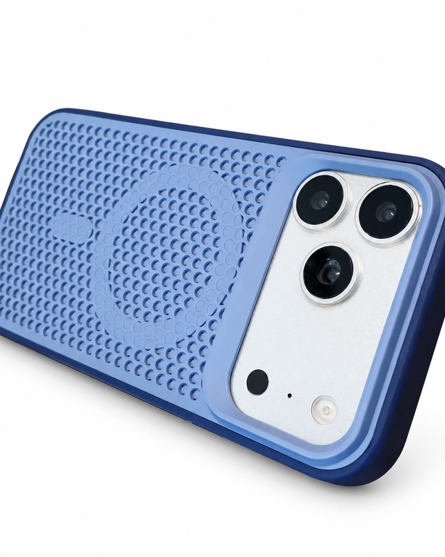 Mesh Cooling MagSafe Case for iPhone – blue product view