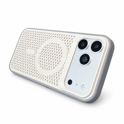 Mesh Cooling MagSafe Case for iPhone – white colour