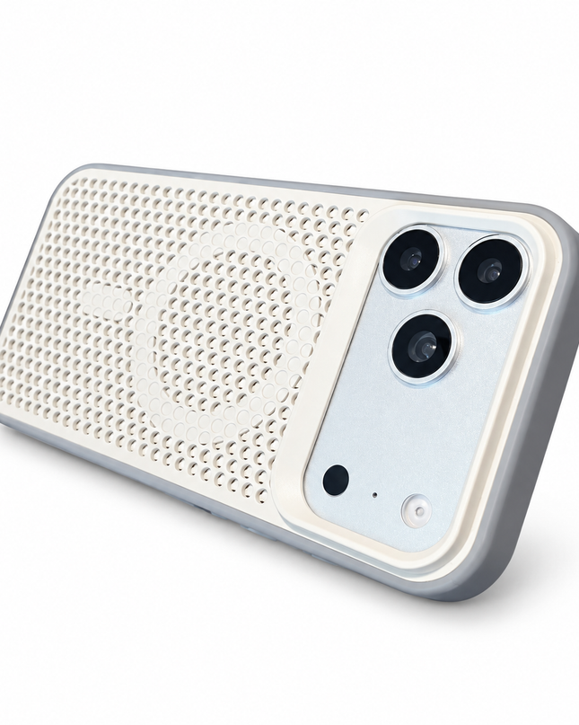 Mesh Cooling MagSafe Case for iPhone – white colour