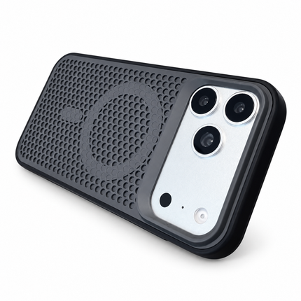 Mesh Cooling MagSafe Case for iPhone – black colour