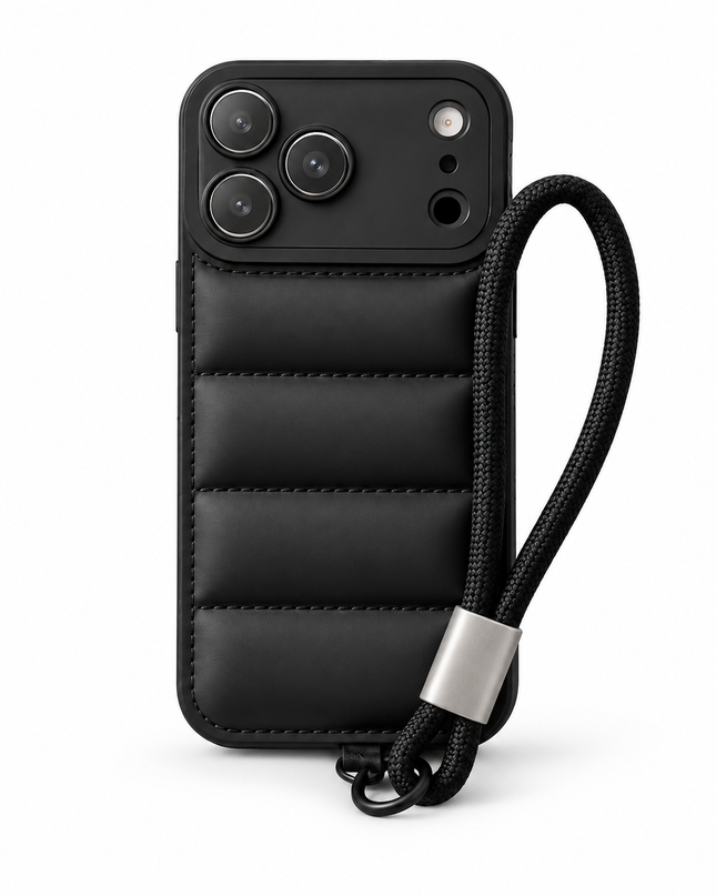 Puffer Silicone Lanyard Case for iPhone – product view 10