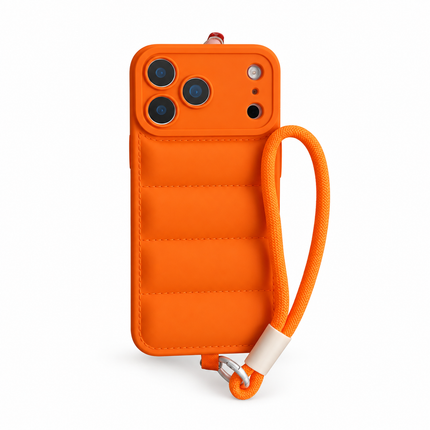 Puffer Silicone Lanyard Case for iPhone – product view 6