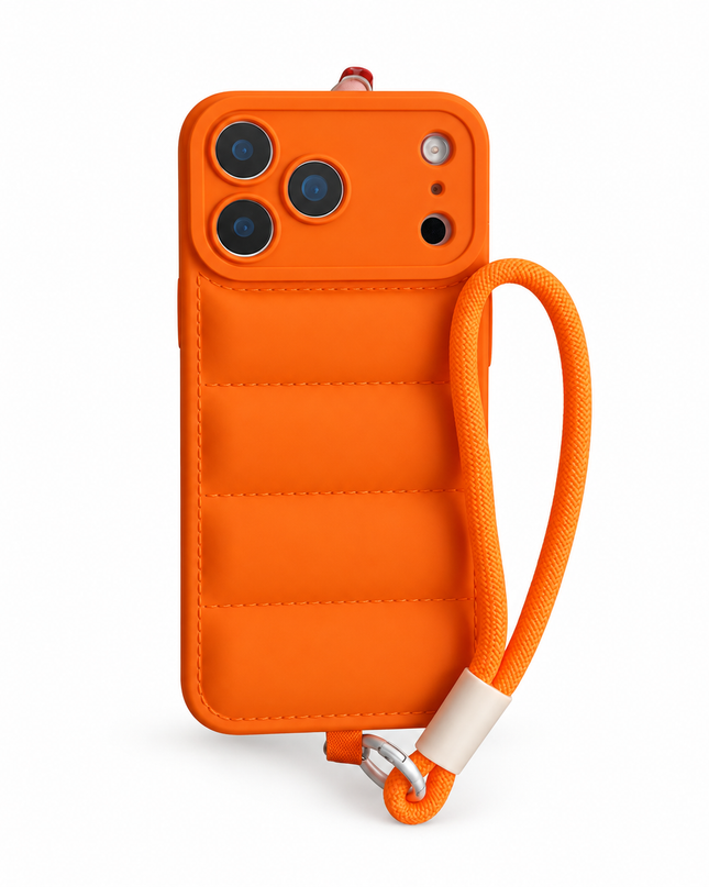 Puffer Silicone Lanyard Case for iPhone – product view 6