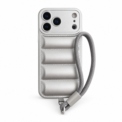 Puffer Silicone Lanyard Case for iPhone – product view 7