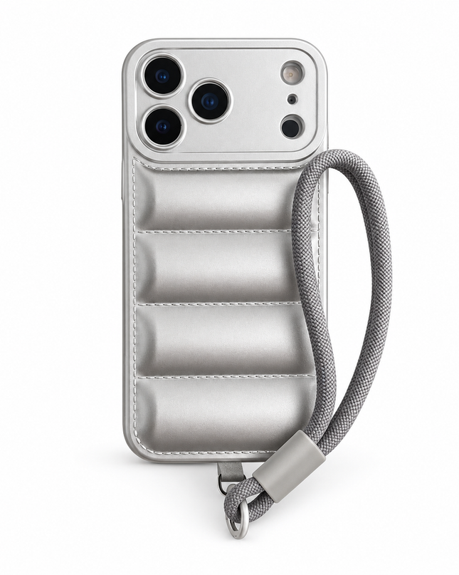 Puffer Silicone Lanyard Case for iPhone – product view 7