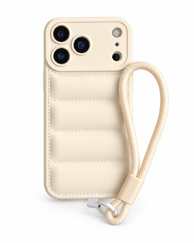 Puffer Silicone Lanyard Case for iPhone – product view 8