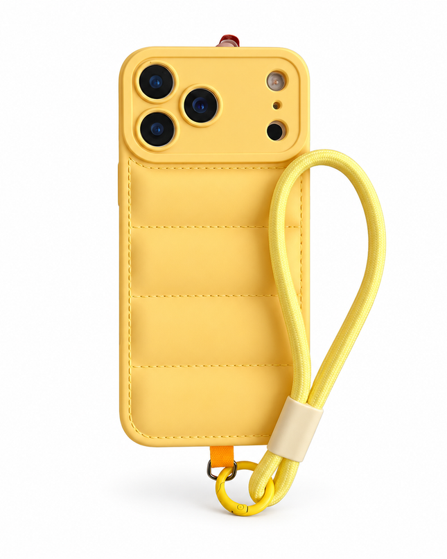 Puffer Silicone Lanyard Case for iPhone – product view 9